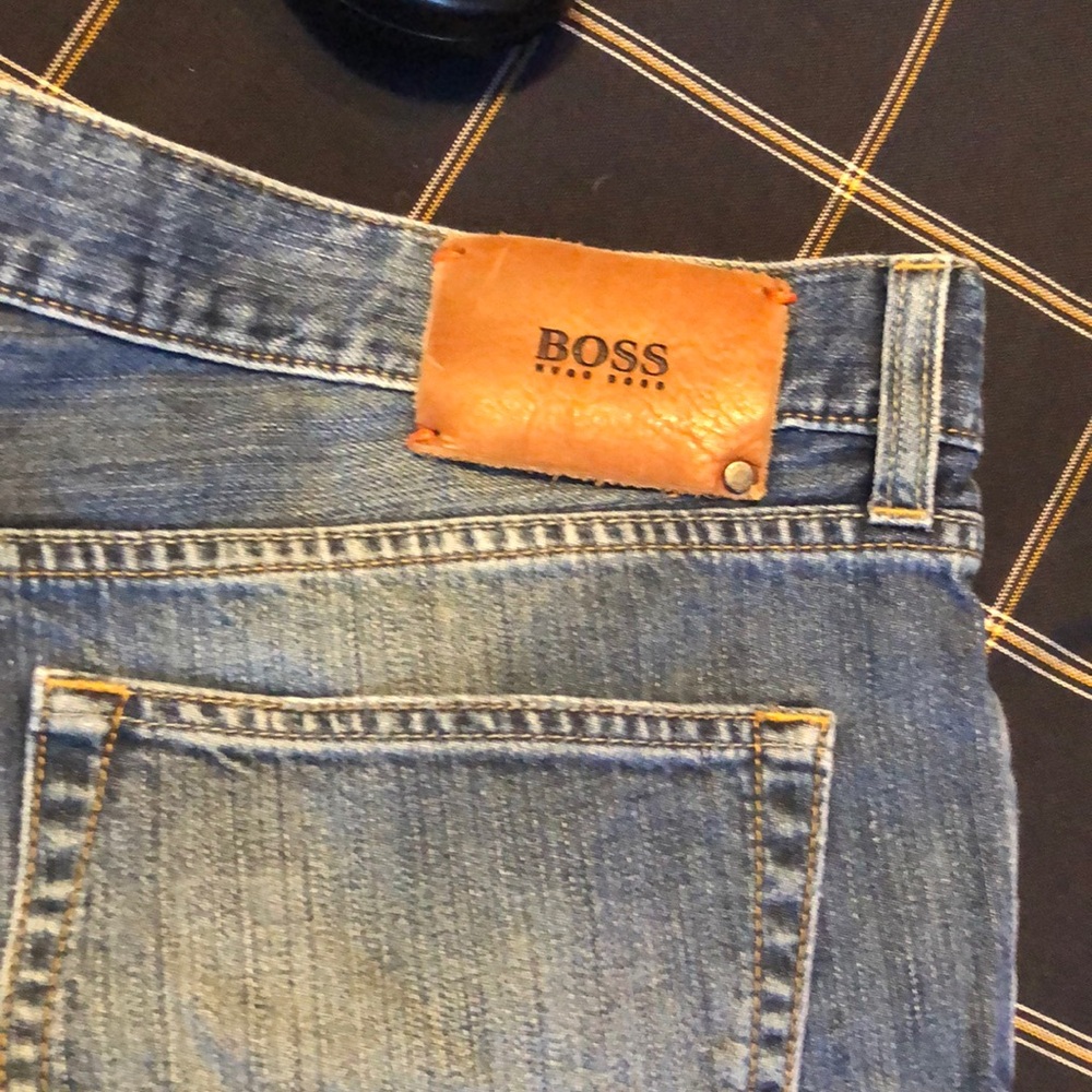 Beautiful Hugo Boss orange jeans for men